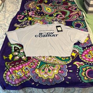 Women’s Reebok Les Mills Crop Tee Light blue